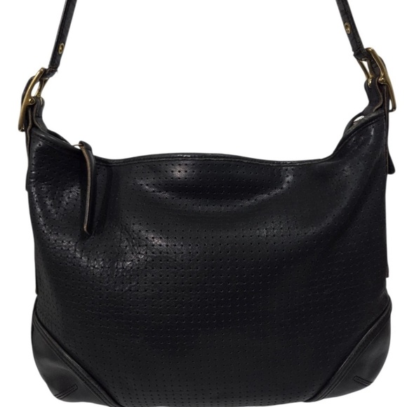 Vintage Coach 9218 Black Leather Shoulder Bag - Picture 5 of 13